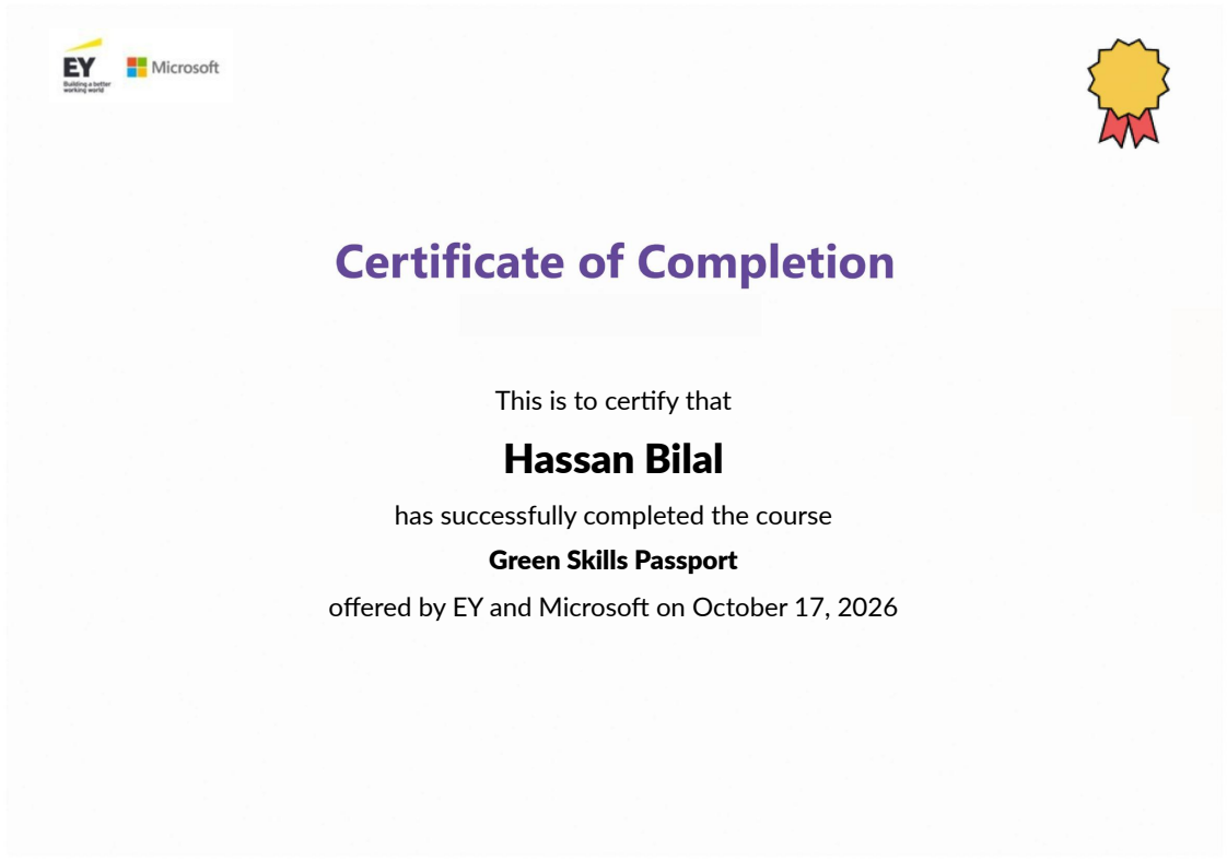 Certificate Preview