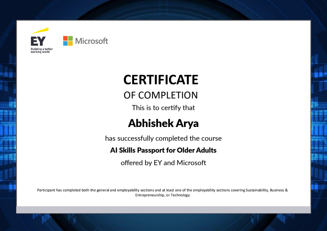 Certificate Preview