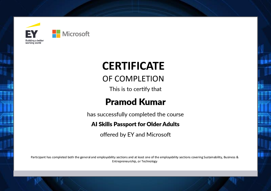 Certificate Preview