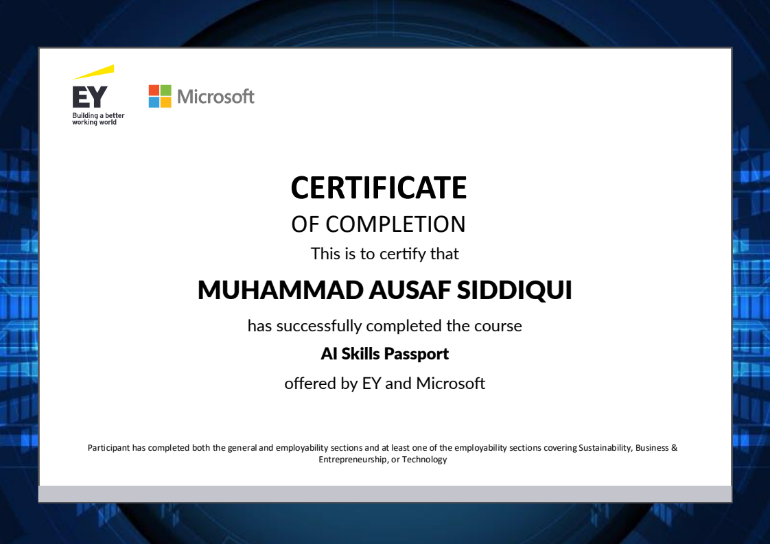Certificate Preview