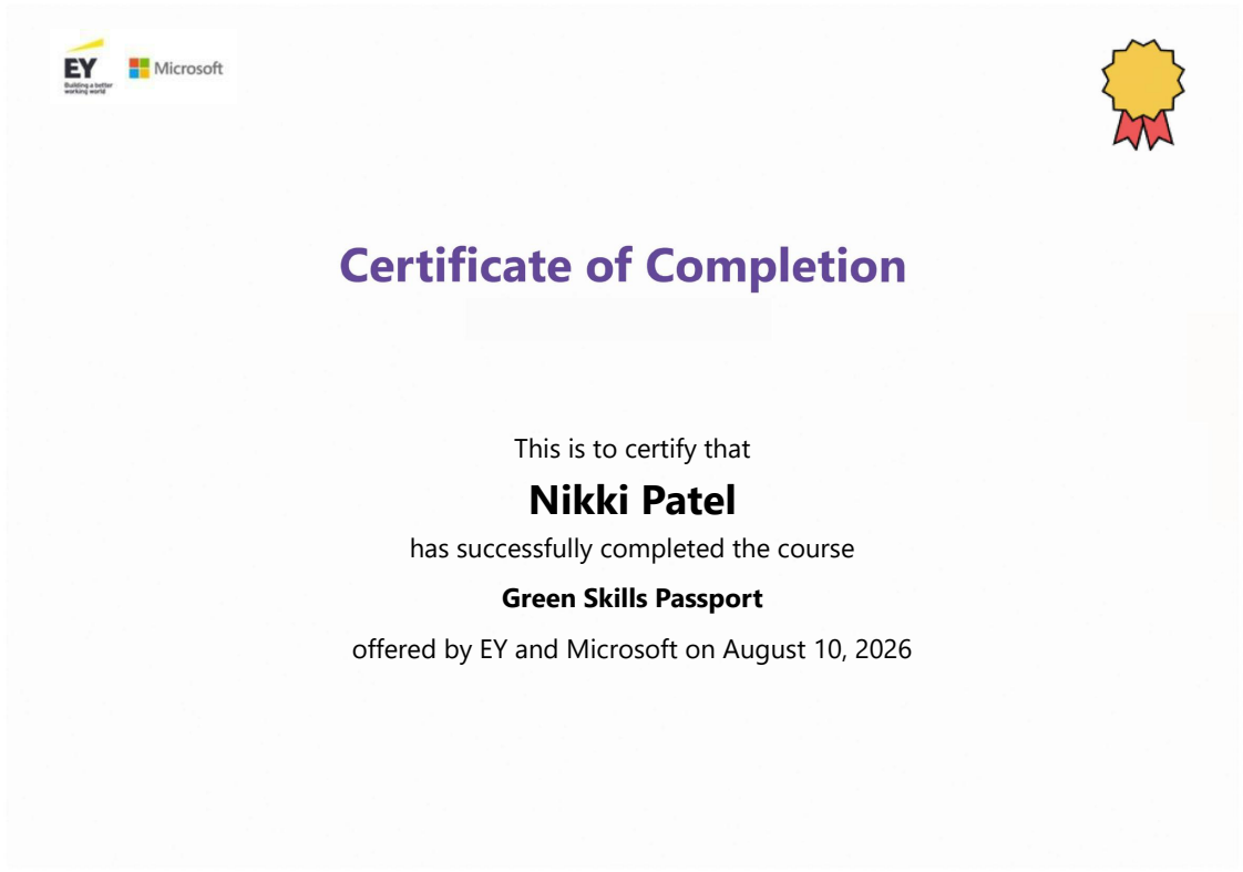 Certificate Preview