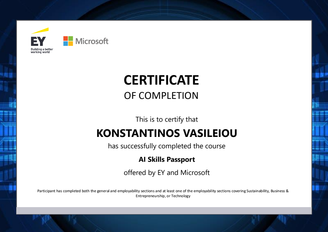 Certificate Preview