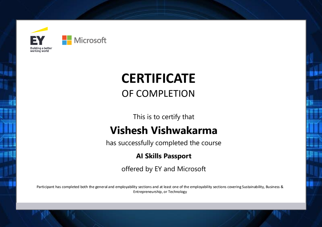 Certificate Preview