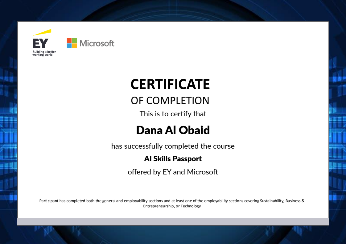 Certificate Preview
