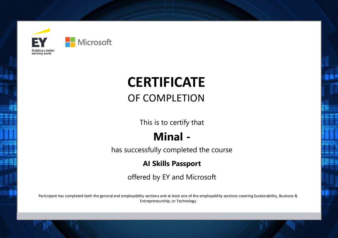 Certificate Preview