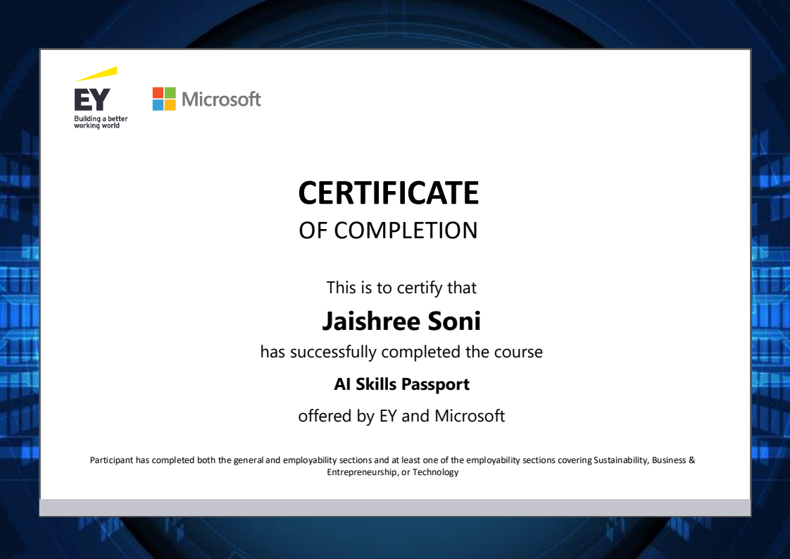 Certificate Preview